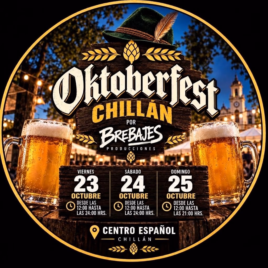 Oktoberfest Chillán 2026 – Centro Español de Chillán, Ara…